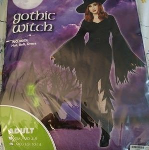 Women's Gothic Witch Costume